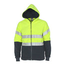 Dnc - Hivis Full Zip Polar Fleece Hoodie With Csr R/Tape - 3926