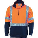 DNC - HiVis Cross Back D/N Two Tone 1/2 Zip Fleecy - 3929