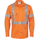 DNC - HiVis Cool-Breeze Cross Back Cotton Shirt with 3M R/Tape - long sleeve - 3946