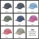 Headwear - Enzyme Washed Pigment Dyed Cotton Twill Cap - 3968