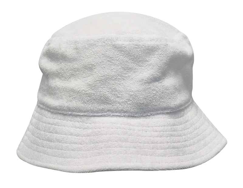 Headwear - Terry Towelling Bucket Hat - 3970