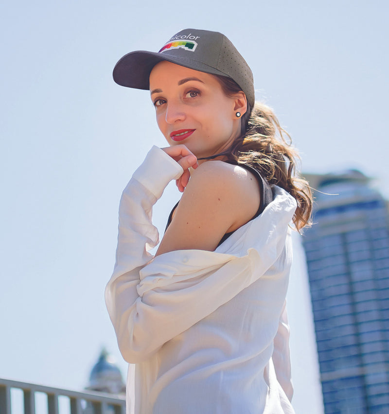 Headwear - Breathable Poly Twill with circle perforations - 3976