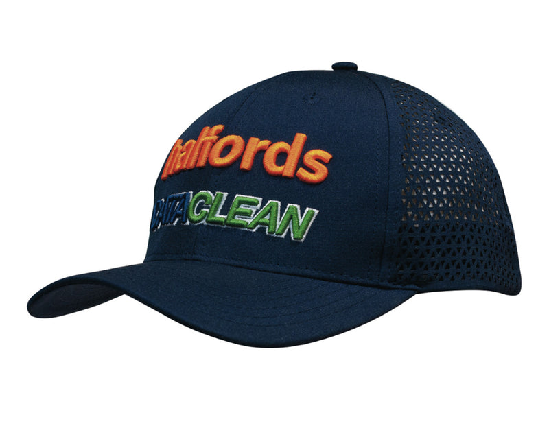 Headwear - Sports Ripstop Twill with triangle perforations - 3977