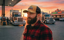 Headwear - American Premium Twill/Mesh Deep Fit Trucker Cap - 3996