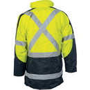DNC HiVis Cross Back 2 Tone D/N “6 in 1” Contrast Jacket (Outer Jacket and Inner Vest can be sold separ 3998