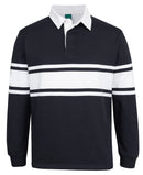 Jb's Wear - C Of C 3 Stripe Yarn Dyed Rugby - 3RY3