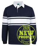 Jb's Wear - C Of C 3 Stripe Yarn Dyed Rugby - 3RY3