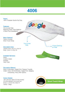 Headwear Sports Ripstop Visor - 4006