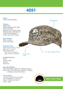Headwear-Ripstop Digital Camouflage Military Cap-4091