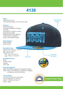 Headwear Premium American Twill with Snap Back Pro Styling Cap - 4136