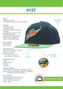 Headwear - Premium American Twill Youth Size with Snap Back Pro Junior Styling - 4137