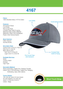 Headwear-Brushed Heavy Cotton with Indented Peak-4167