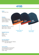 Headwear-Two Tone Cable Knit Beanie - Toque-4195