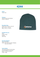 Headwear-Rolled Down Acrylic Beanie - Toque-4244
