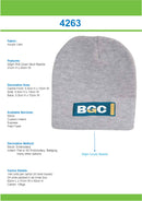 Headwear-Rolled Down Acrylic Beanie-4263