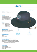 Headwear Safari Cotton Twill & Mesh Hat - 4276