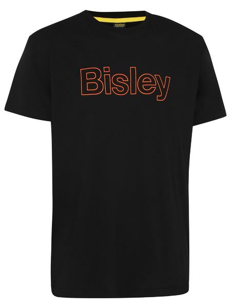 Bisley - Cotton Outline Logo Tee -BKT084