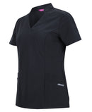Jb's Wear - Ladies NU Mandarin Collar Scrub Top - 4SMT1