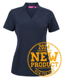 Jb's Wear - Ladies NU Mandarin Collar Scrub Top - 4SMT1