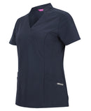 Jb's Wear - Ladies NU Mandarin Collar Scrub Top - 4SMT1