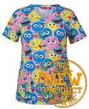 Jb's Wear - Ladies Scrub Top Printed - 4STP1
