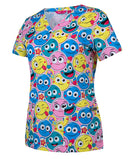 Jb's Wear - Ladies Scrub Top Printed - 4STP1