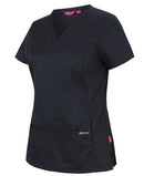 Jb's Wear - Ladies Premium Stretch Panel Scrub Top - 4SUT1