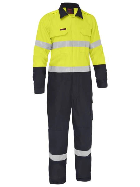 Bisley - Apex 185/240 Taped Hi Vis FR Ripstop Vented Coverall - BC8477T