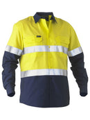 Bisley - Taped Two Tone Hi Vis Recycled Drill Shirt - BS6996T
