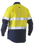Bisley - Taped Two Tone Hi Vis Recycled Drill Shirt - BS6996T