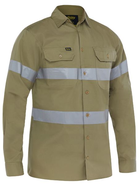 Bisley - Taped Cool Lightweight Drill Shirt - BS6883T