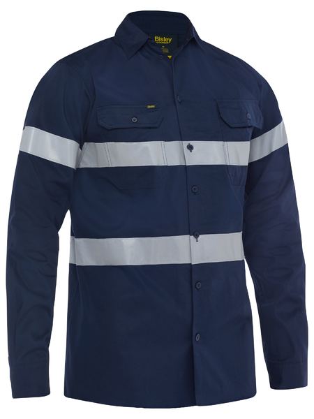 Bisley - Taped Cool Lightweight Drill Shirt - BS6883T