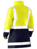 Bisley - Women's Taped Hi Vis Recycled Rain Shell Jacket - BJL6766T