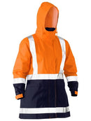 Bisley - Women's Taped Hi Vis Recycled Rain Shell Jacket - BJL6766T