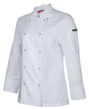 JB's Wear - Ladies L/S Snap Button Chef Jacket - 5CJL1