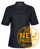 JB's Wear - Ladies S/S Snap Button Chef Jacket - 5CJS1