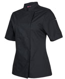 JB's Wear - Ladies S/S Snap Button Chef Jacket - 5CJS1