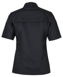 JB's Wear - Ladies S/S Snap Button Chef Jacket - 5CJS1