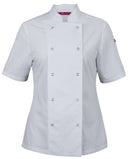JB's Wear - Ladies S/S Snap Button Chef Jacket - 5CJS1