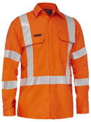 Bisley - Apex 185 X Taped Biomotion Hi Vis FR Ripstop Vented Shirt - BS8439XT