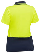 Bisley - Women's Hi Vis V-neck Polo - BKL1234