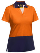 Bisley - Women's Hi Vis V-neck Polo - BKL1234