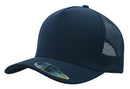 Headwear - American Premium Twill/Mesh Deep Fit Trucker Cap - 3996