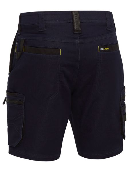 Bisley - Flx & Move™ Stretch Denim Zip Cargo Shorts - BSHC1335