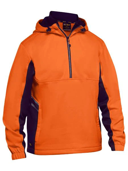 Bisley - Hi Vis Liquid Repellent Fleece Hoodie - BK6571