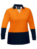 Bisley - Women's Hi Vis V-neck Polo - BKL6234