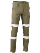 Bisley Taped Biomotion Stretch Cotton Drill Cargo Pants-BPC6008T