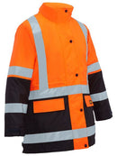 Bisley-Women's Taped Hi Vis 5 in 1 Rain Jacket-BKL6975