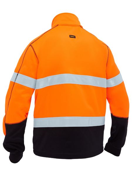 Bisley - Men's Taped Hi Vis Zip Front Fleece - BK6611T