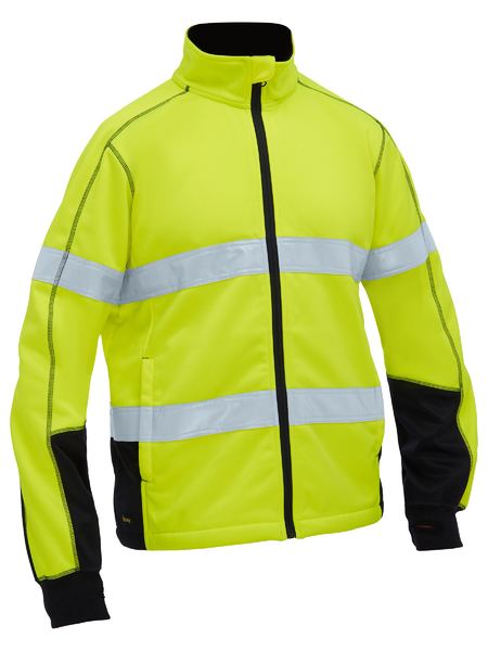 Bisley - Men's Taped Hi Vis Zip Front Fleece - BK6611T